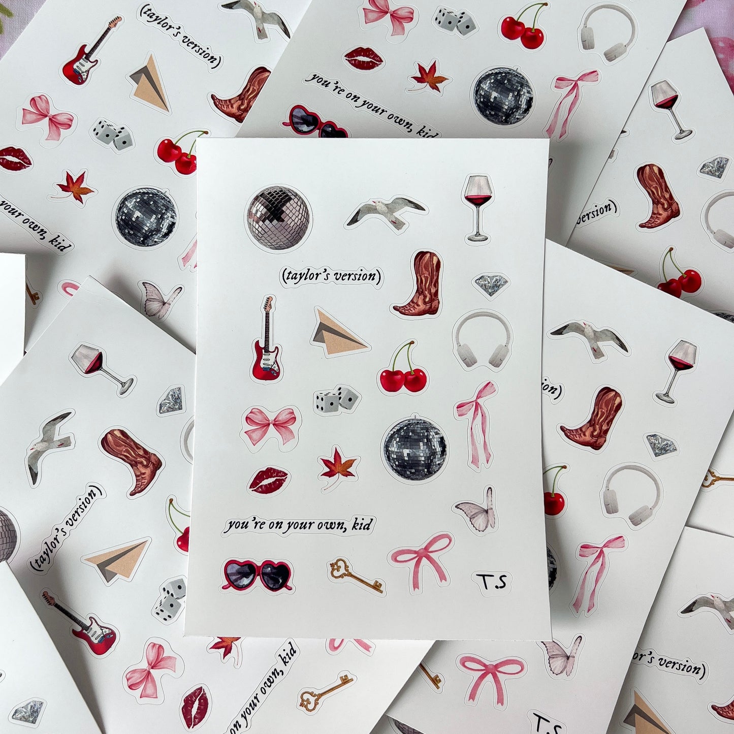 Taylor Swift Sticker Sheet