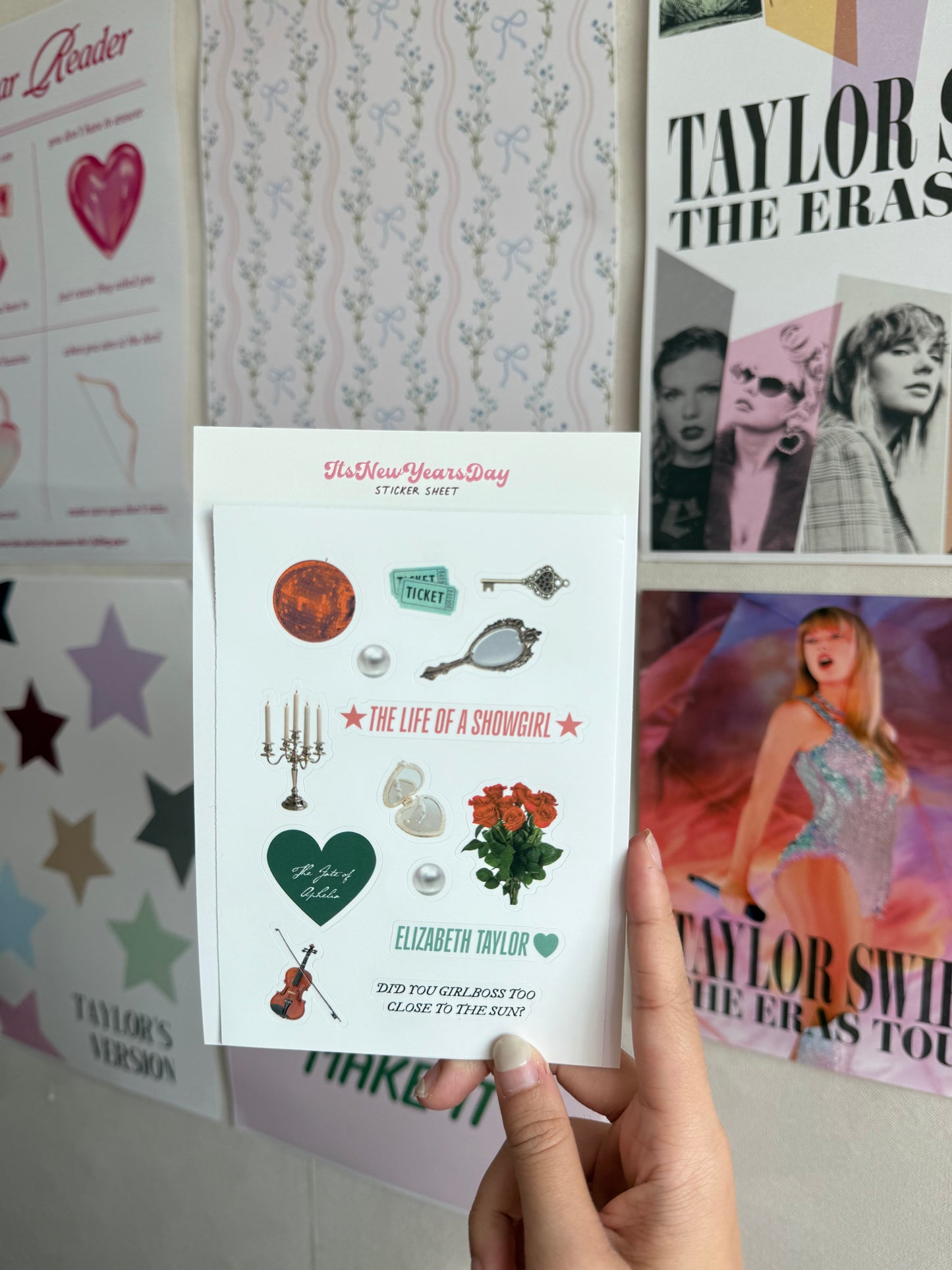 Life of a Showgirl Sticker Sheet