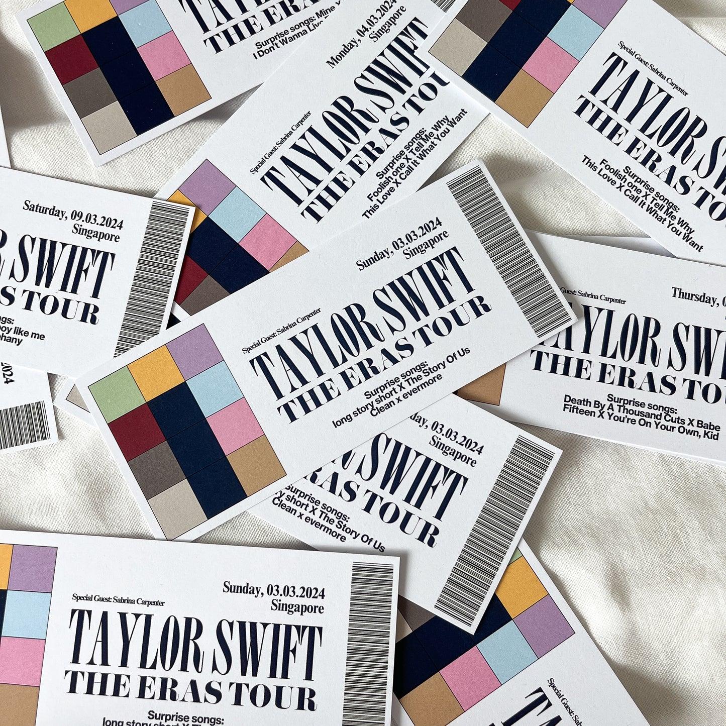 SG Eras Tour Souvenir Ticket