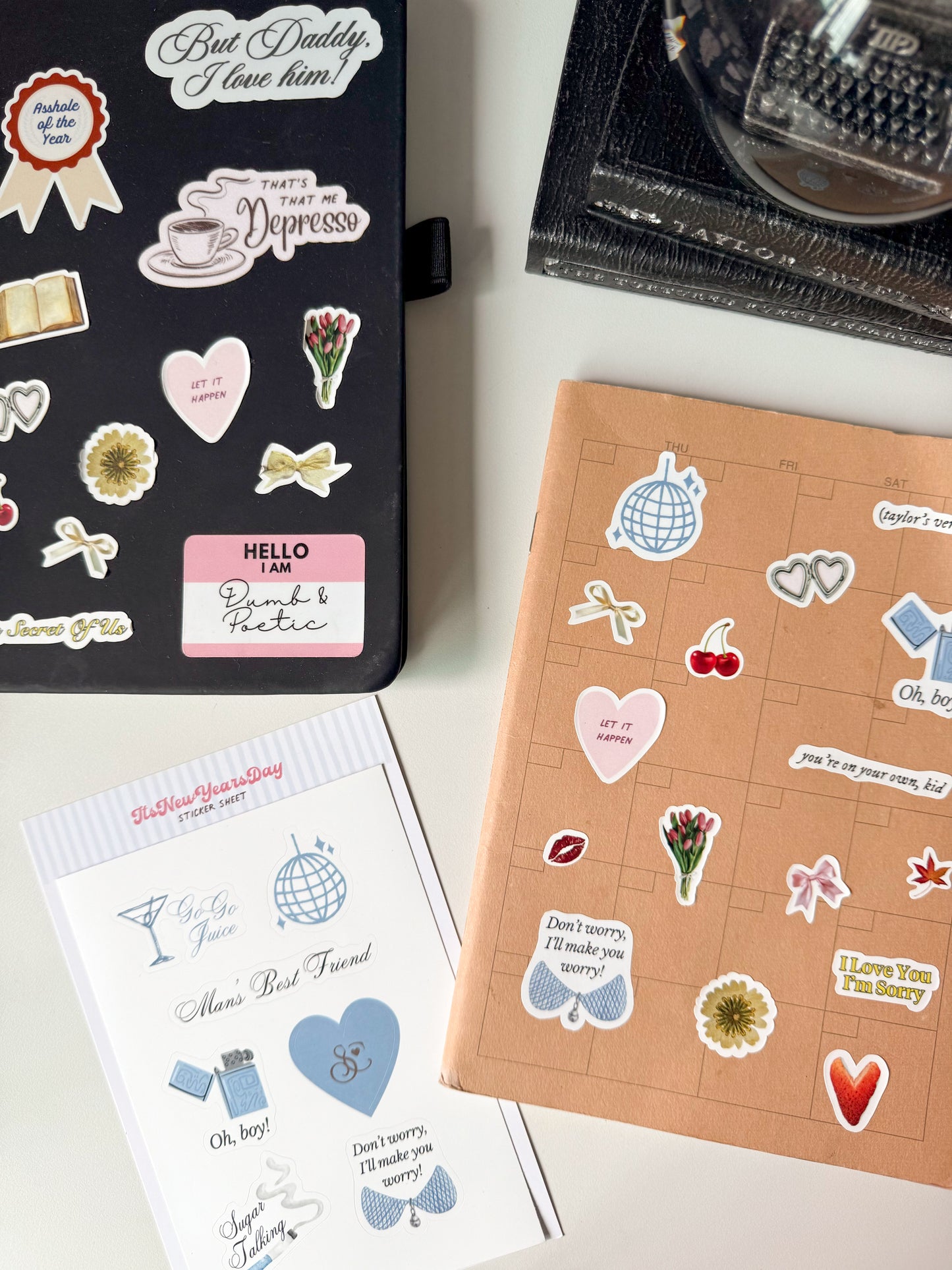 Sabrina Carpenter Man's Best Friend Set of 6 Sticker Sheet