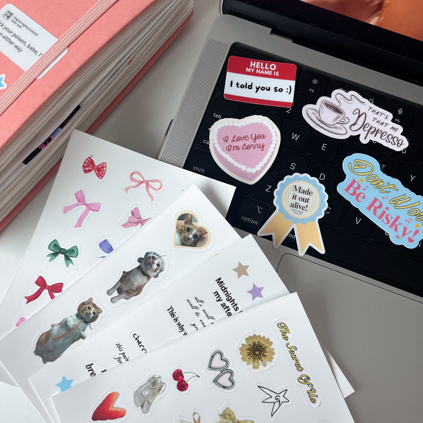 Gracie Abrams The Secret Of Us Sticker Sheet