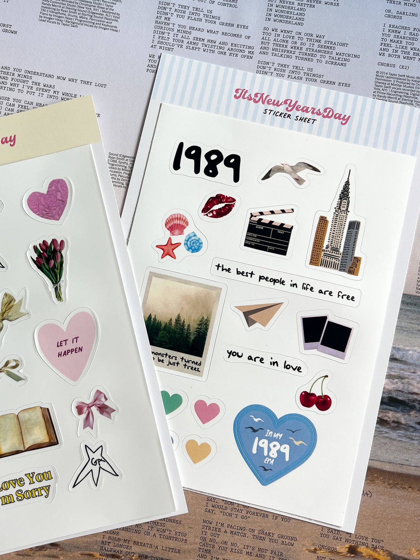 1989 Sticker Sheet