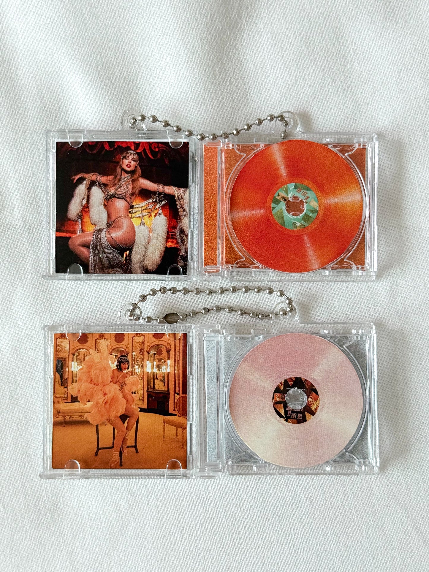 Life of a Showgirl: The Crowd is Your King Edition Mini Acrylic NFC CD Album Keychain