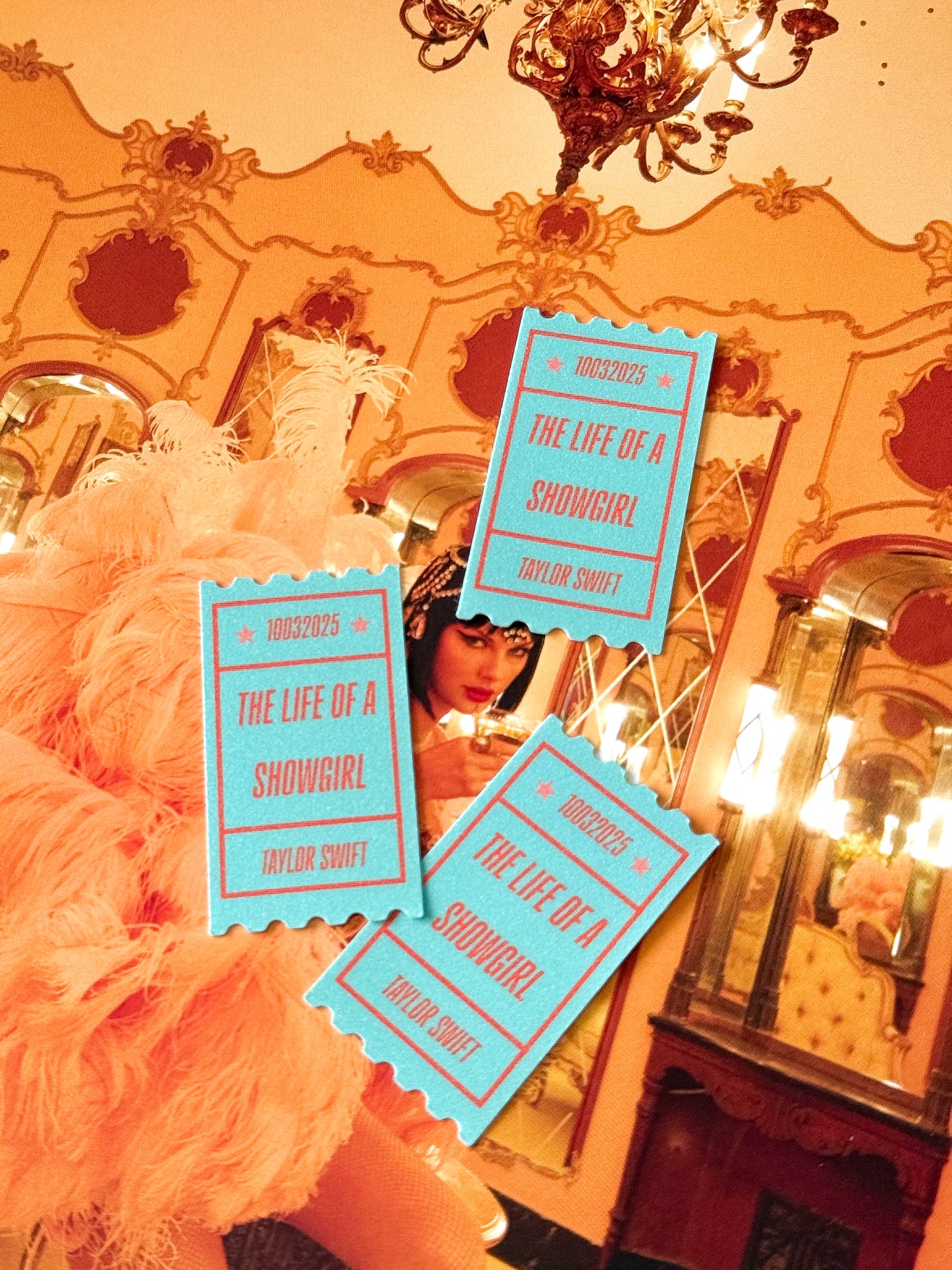 The Life of a Showgirl Spotify Experience Ticket Sticker