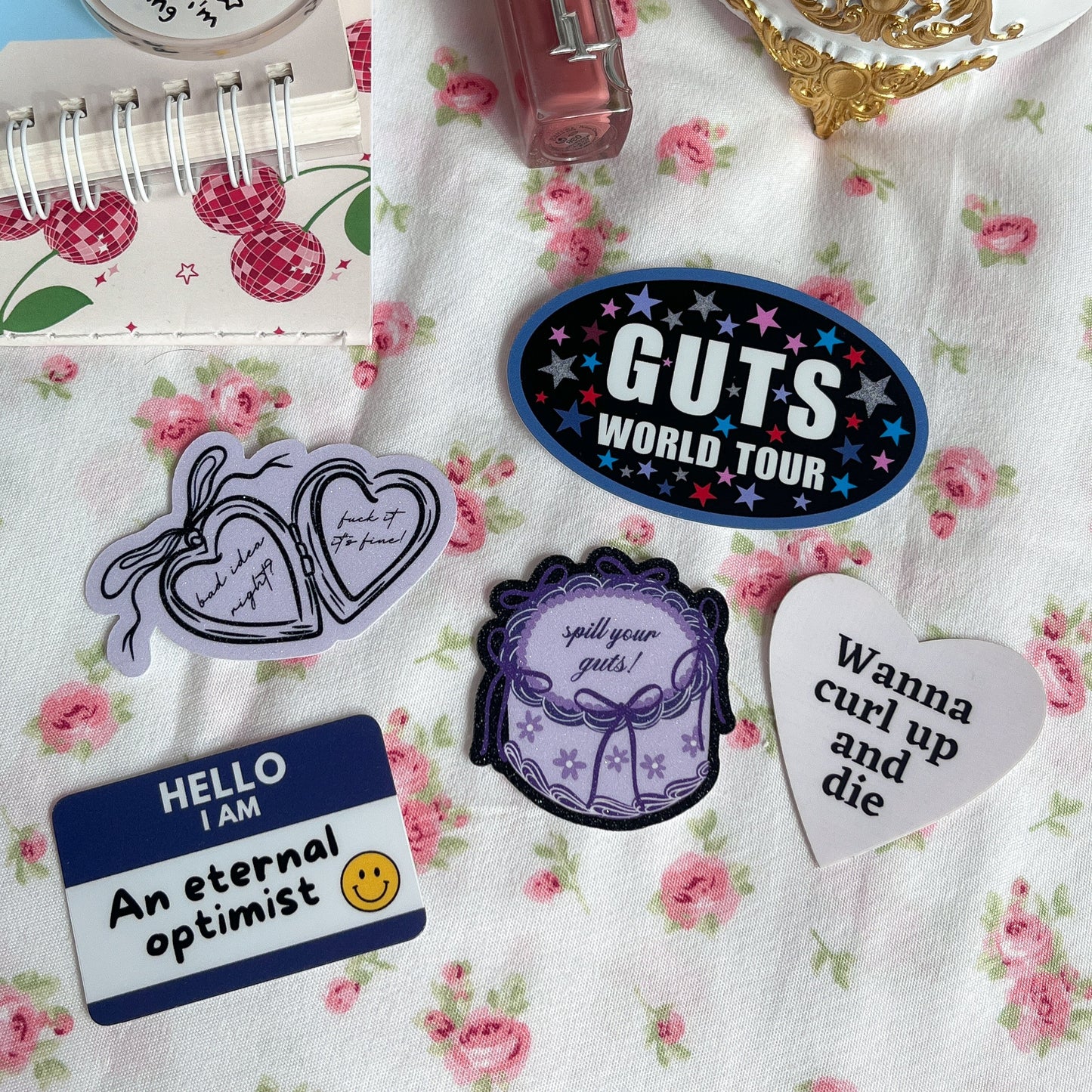 Autocollant pour gâteau « Spill Your Guts » (PRÉCOMMANDE)