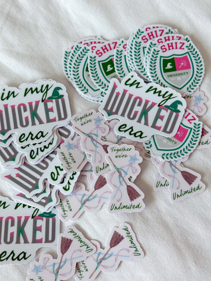 Wicked Shiz University Vinyl Sticker