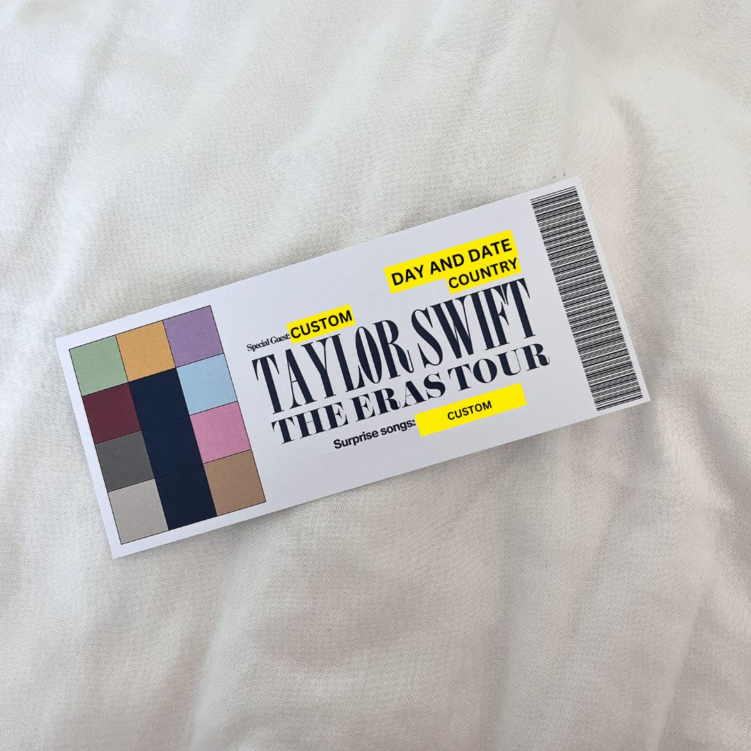 SG Eras Tour Souvenir Ticket