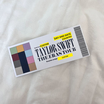 SG Eras Tour Souvenir Ticket