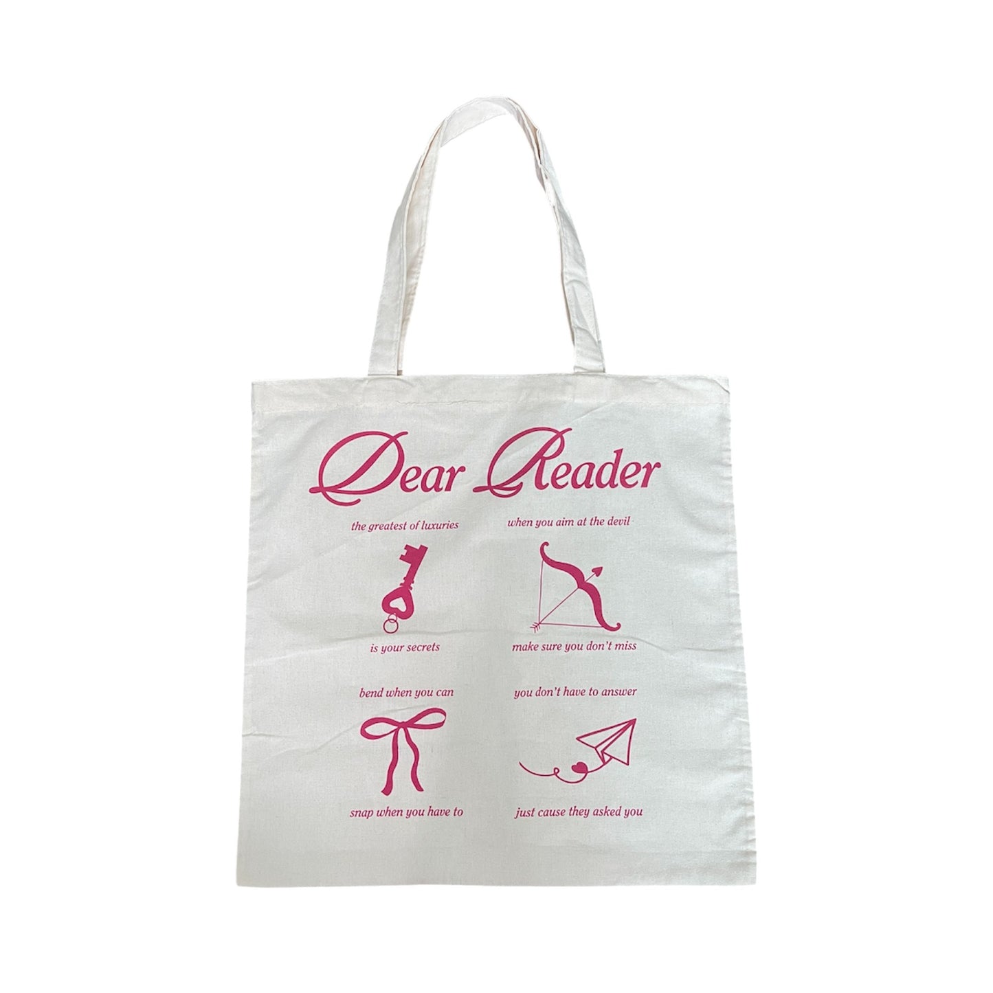 Dear Reader Tote Bag