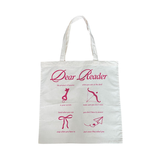 Dear Reader Tote Bag