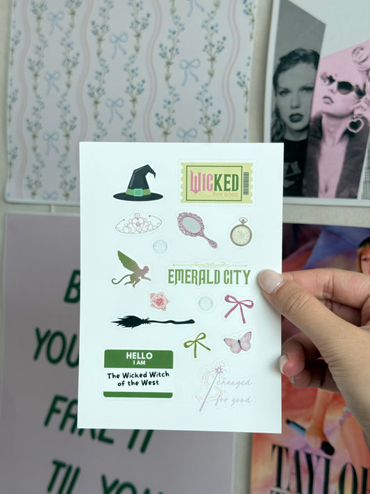 Wicked Sticker Sheet
