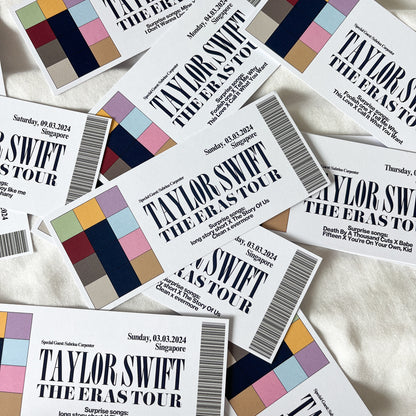 SG Eras Tour Souvenir Ticket