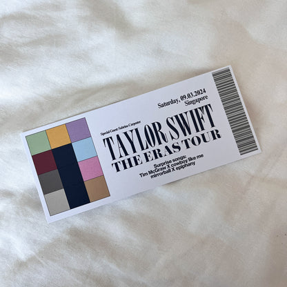SG Eras Tour Souvenir Ticket