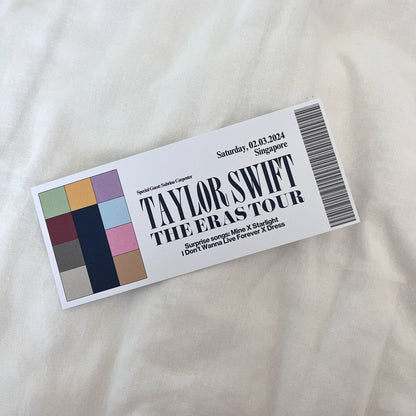 SG Eras Tour Souvenir Ticket