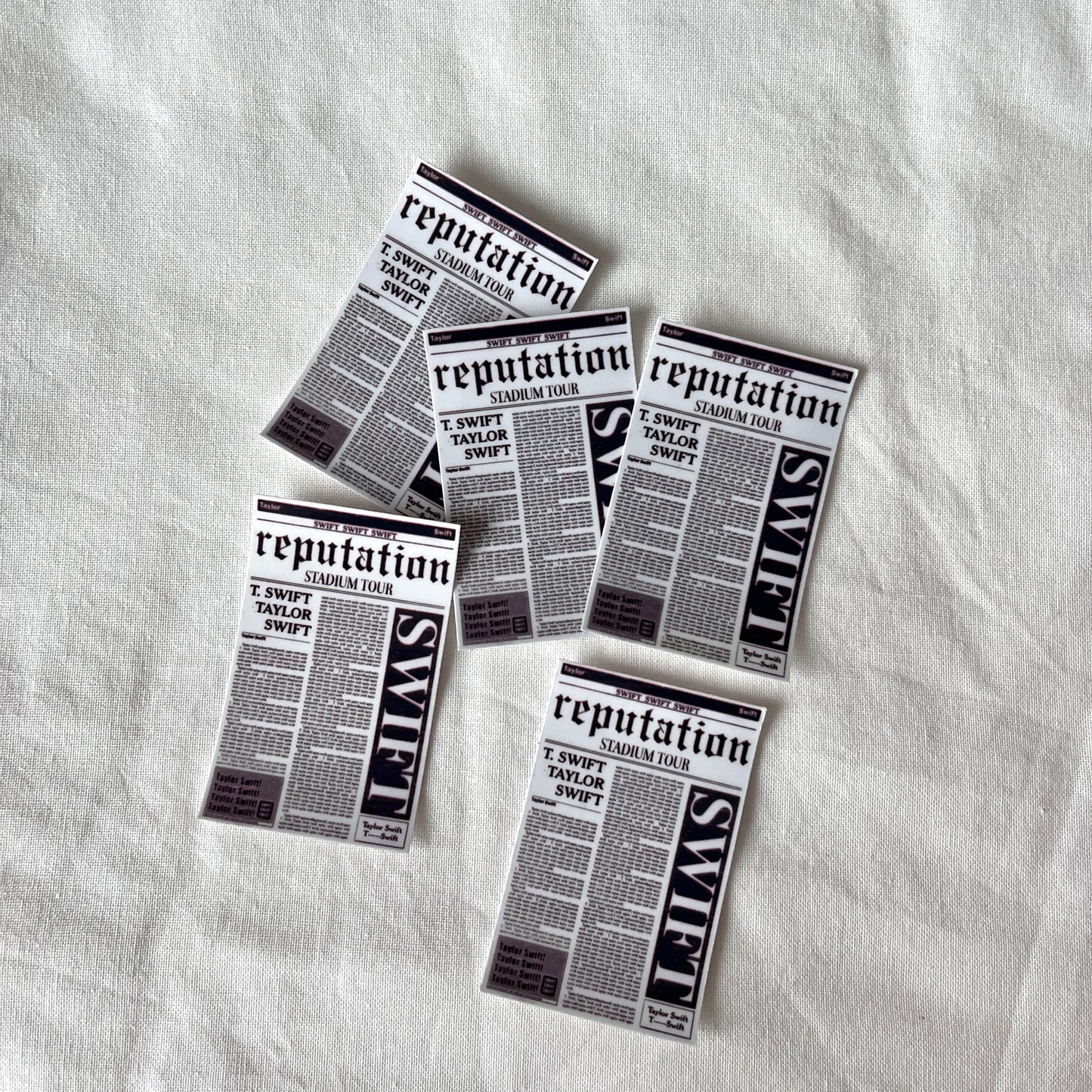 Taylor Swift Reputation Confetti Print Sticker | Fierce Gift for Proud ...