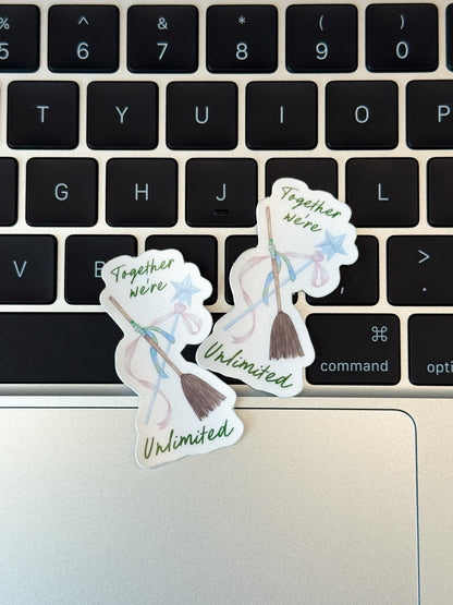 Wicked Unlimited Defying Gravity Lyric Sticker