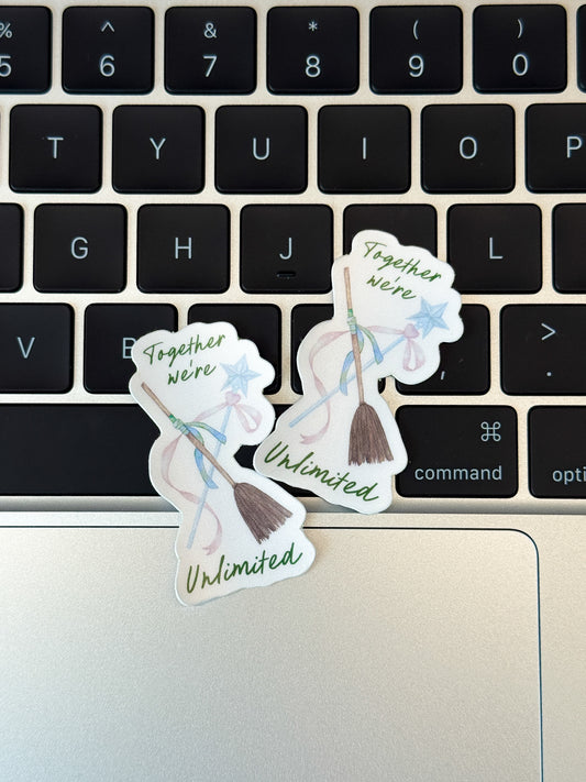 Wicked Unlimited Defying Gravity Lyric Sticker