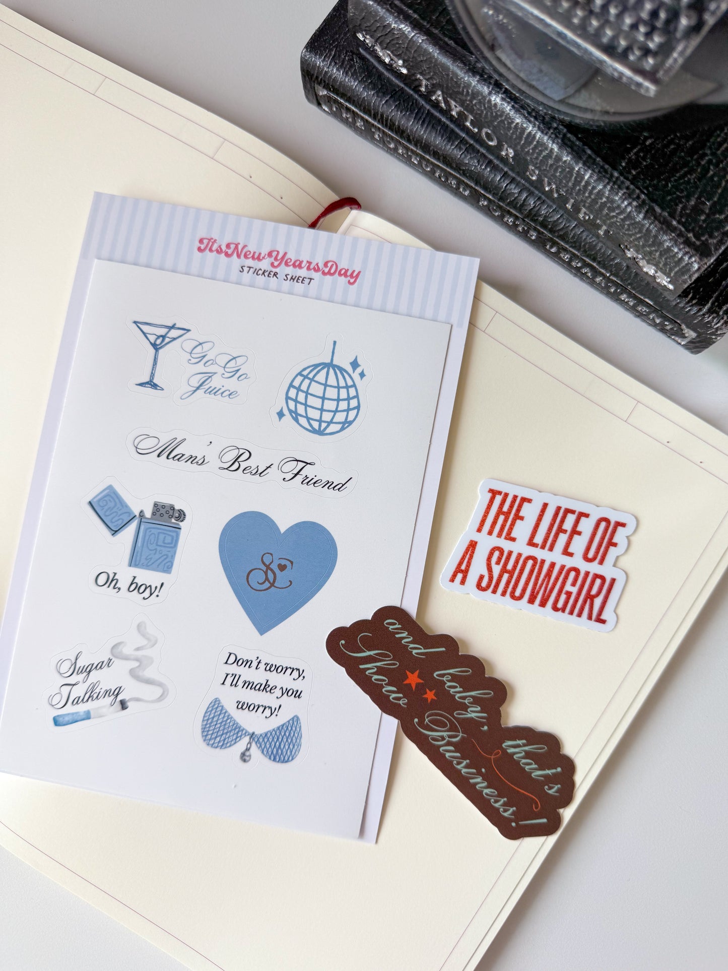 Sabrina Carpenter Man's Best Friend Set of 6 Sticker Sheet