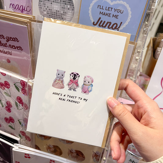 Real Friends Greeting Card