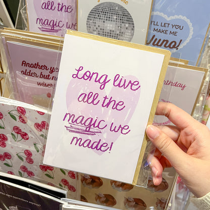 Long Live Speak Now Greeting Card