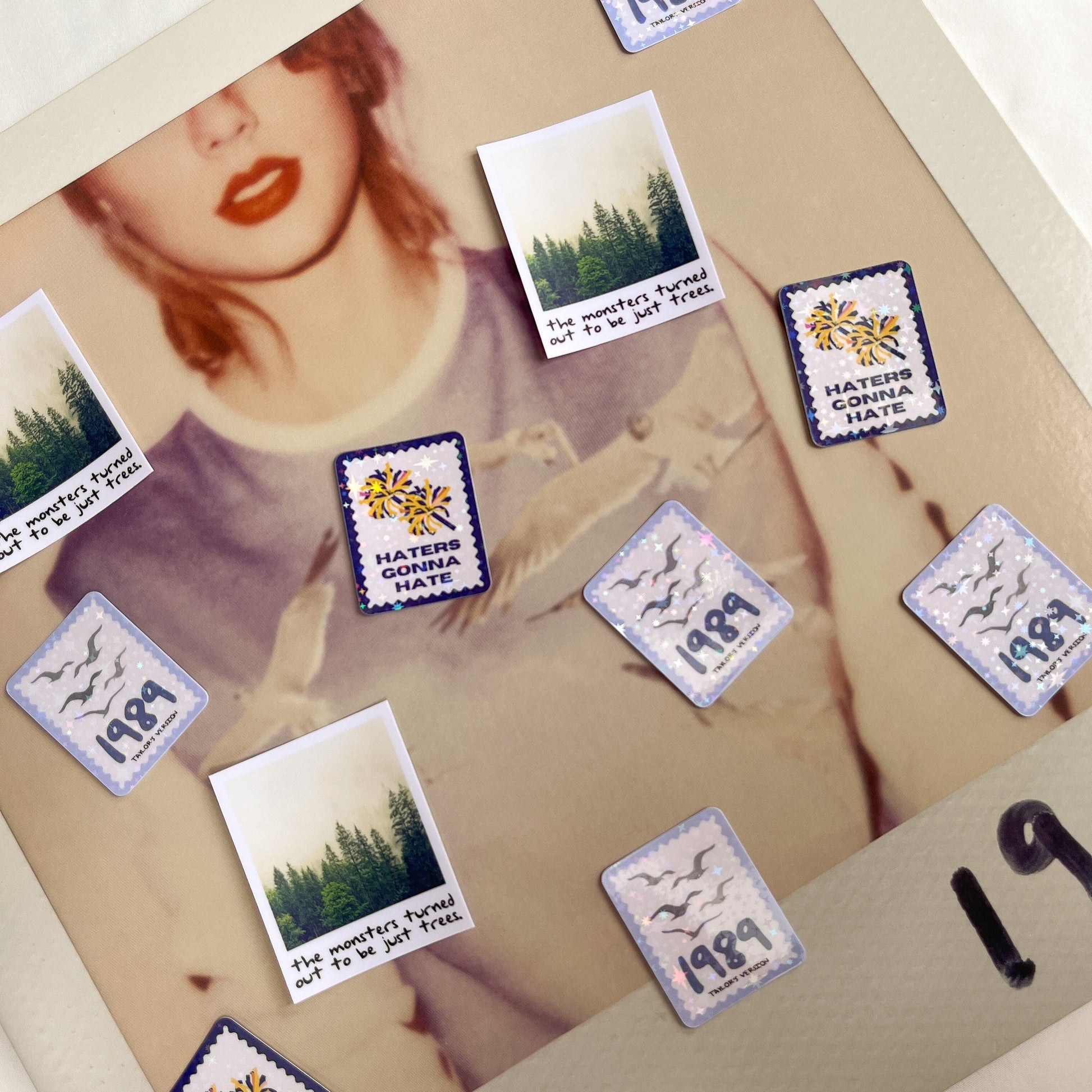 the monsters turned out to be just trees Taylor Swift Monsters Turned Out To Be Just Trees Polaroid Sticker
