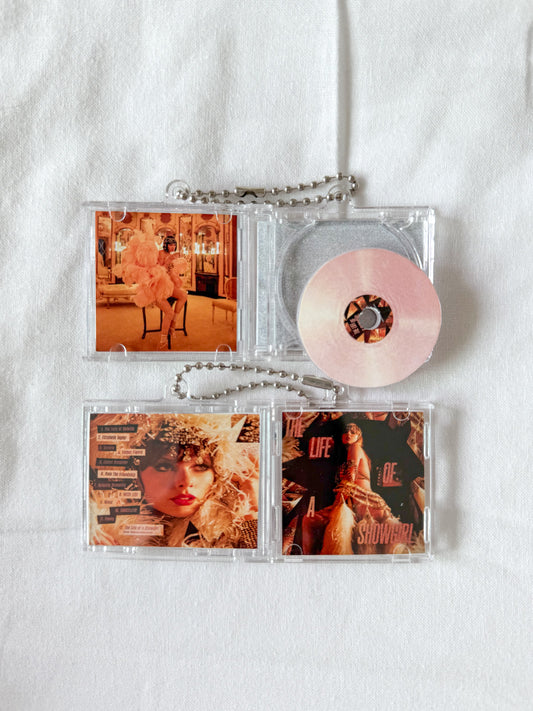 Life of a Showgirl: The Crowd is Your King Edition Mini Acrylic NFC CD Album Keychain
