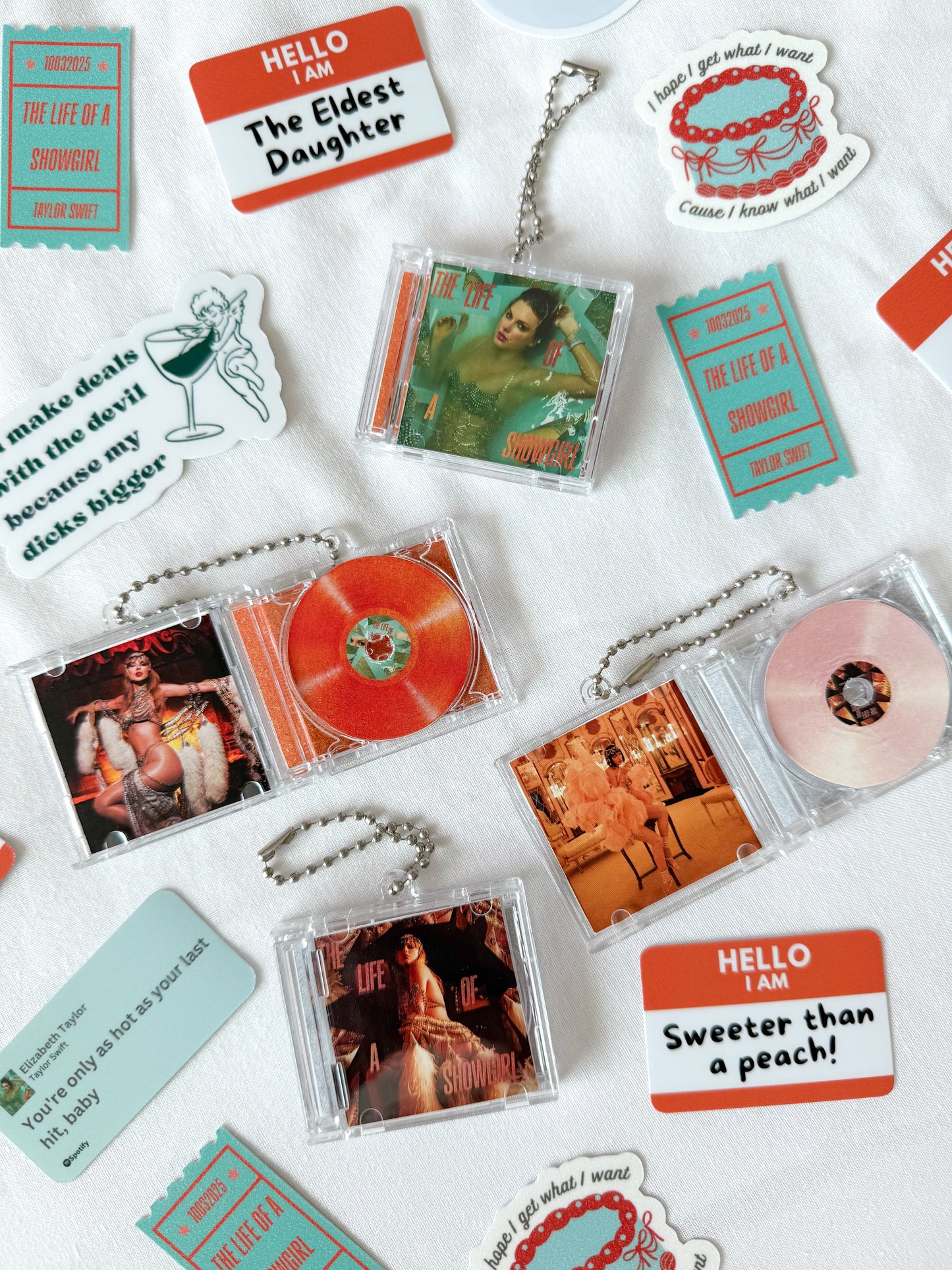 The Life of a Showgirl Sticker Pack