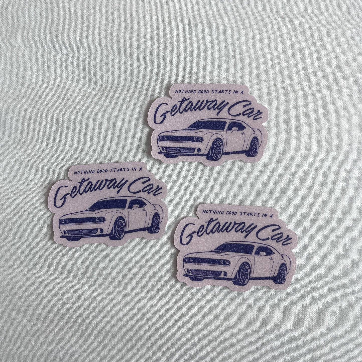 Getaway Car Sticker