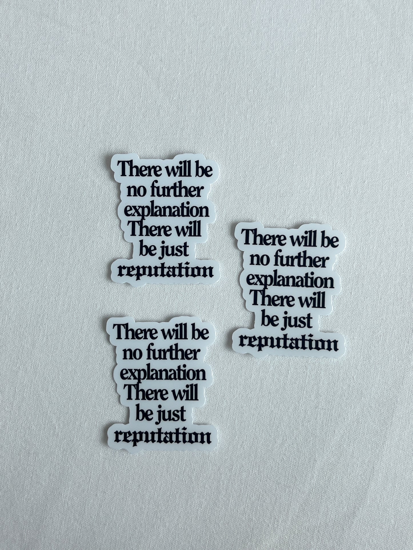 Reputation Sticker