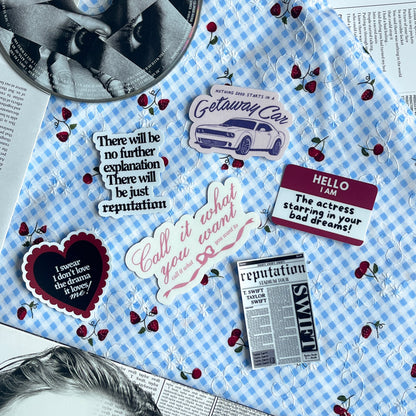 Call It What You Want Ribbon Sticker