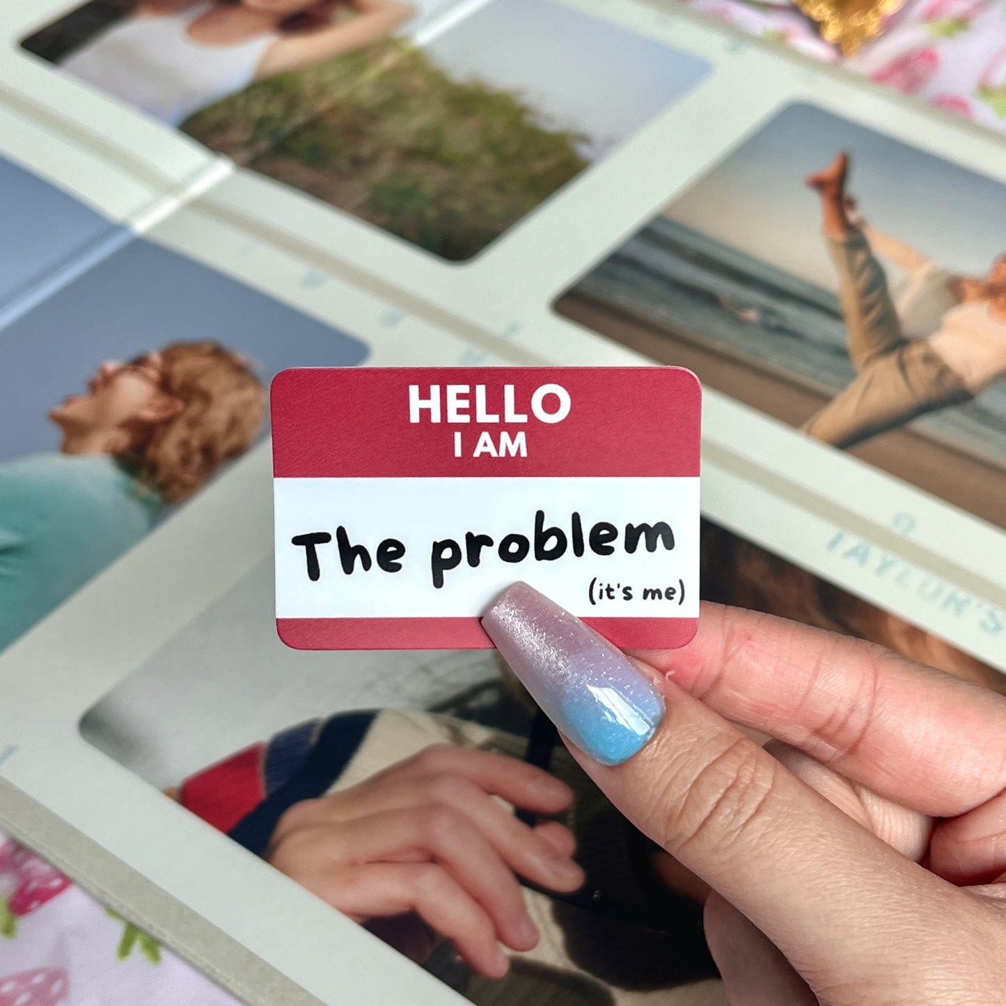 The Problem Nametag Sticker