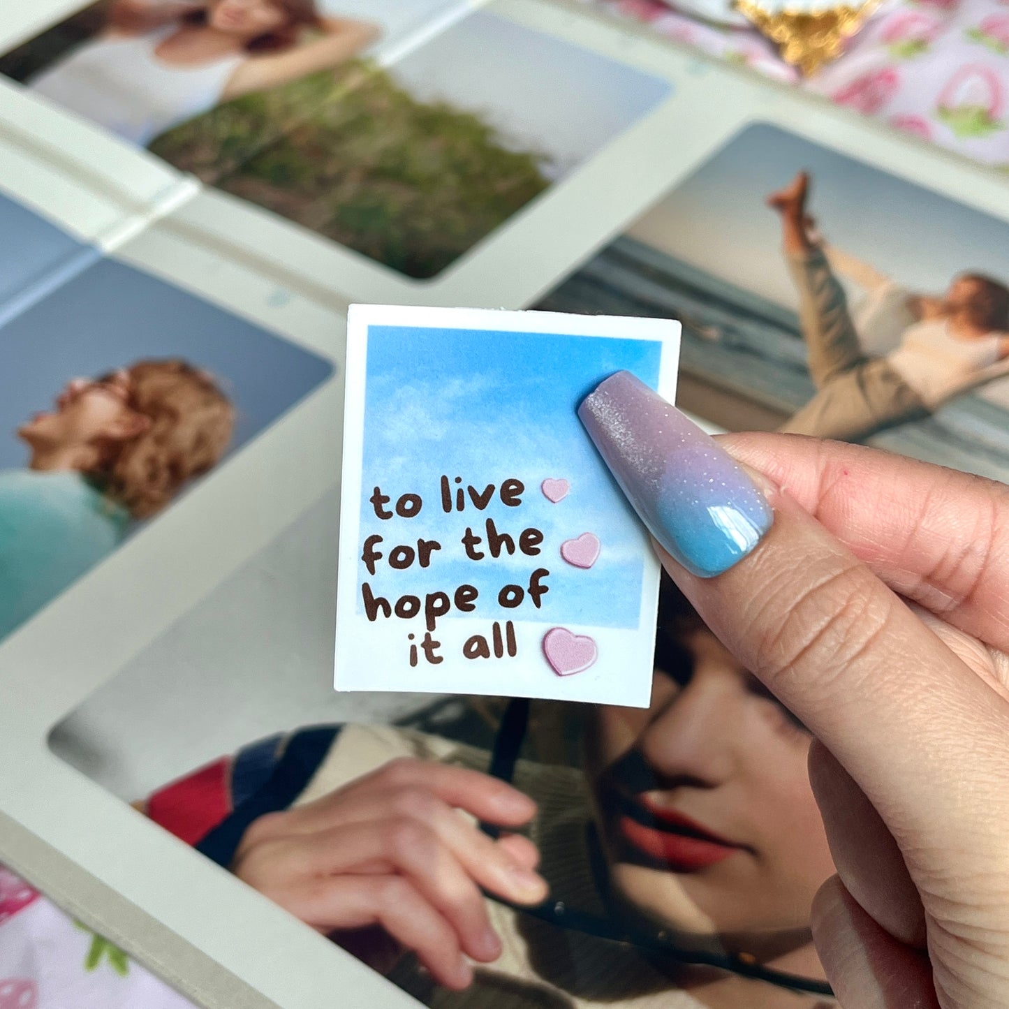 The Hope Of It All Polaroid Sticker