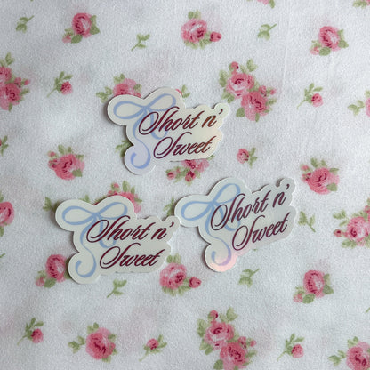 Autocollant Short n Sweet Coquette (PRÉCOMMANDE)