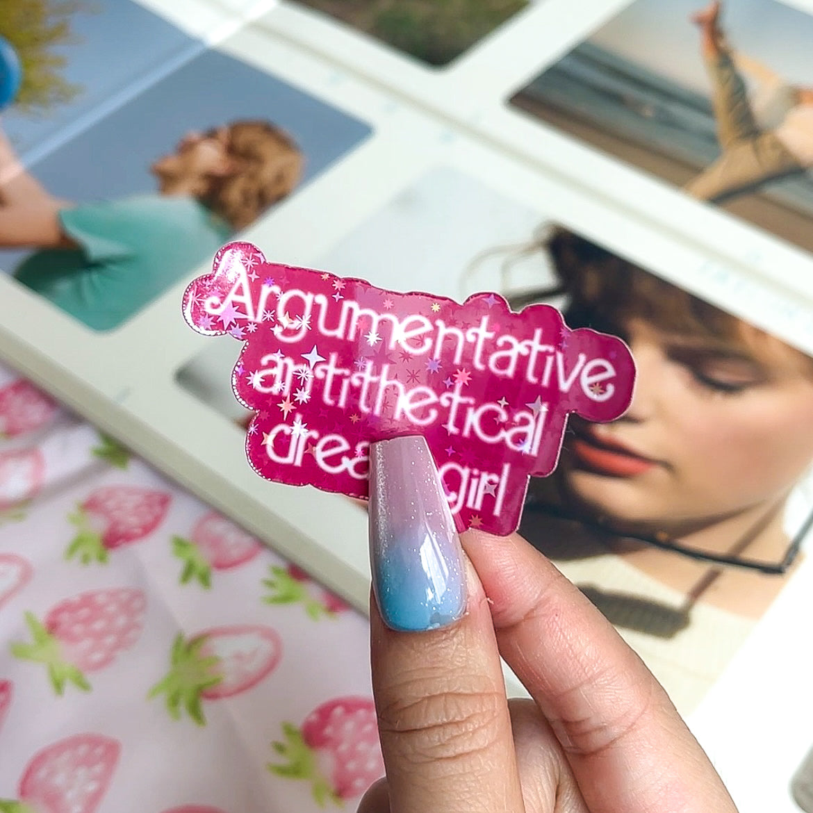 Argumentative Antithetical Dream Girl Sticker