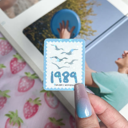 Taylor Swift 1989 Mini Stamp Sticker | Bold Pop Album Sticker for Swifties