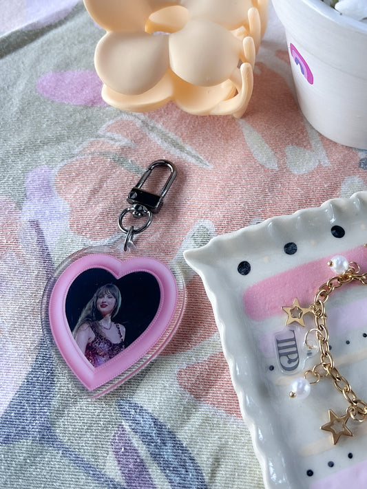 Taylor Swift Eras Heart Frame Keychain