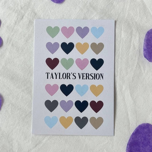 Taylor's Heart Print