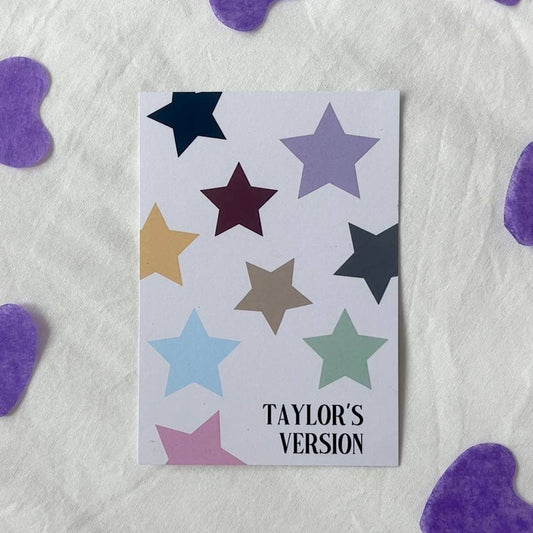 Taylor's Stars Print