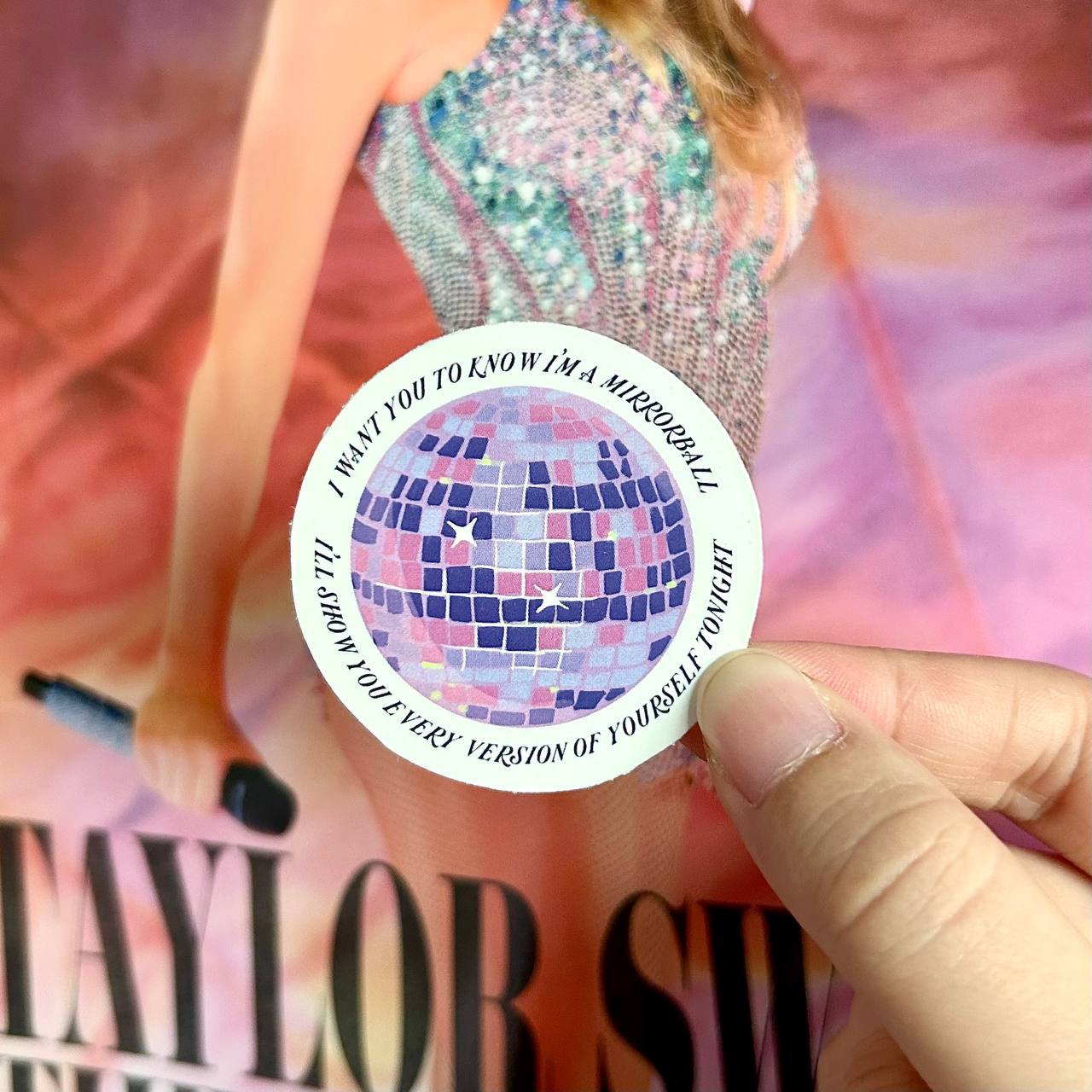 Mirrorball Sticker